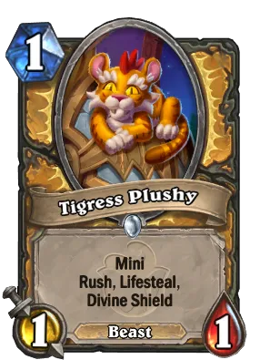 Tigress Plushy Card Image