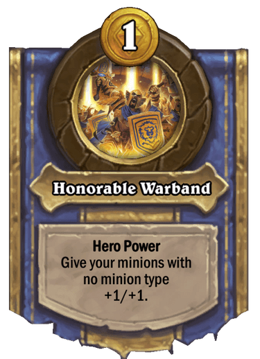 Honorable Warband Card Image