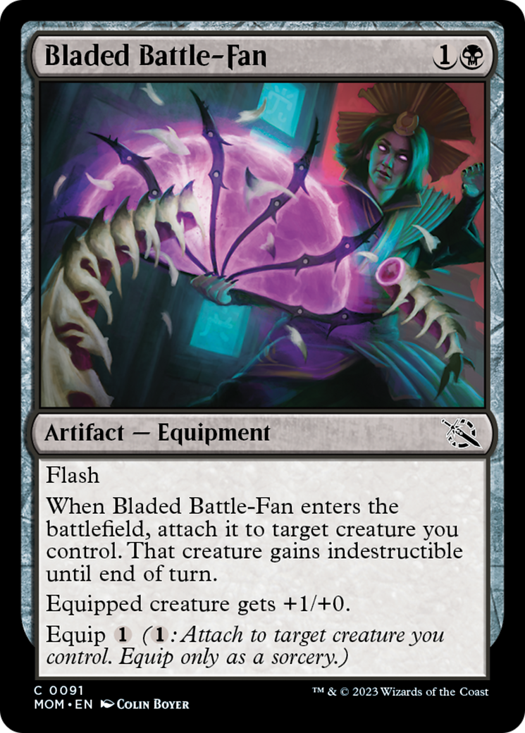 Bladed Battle-Fan Card Image