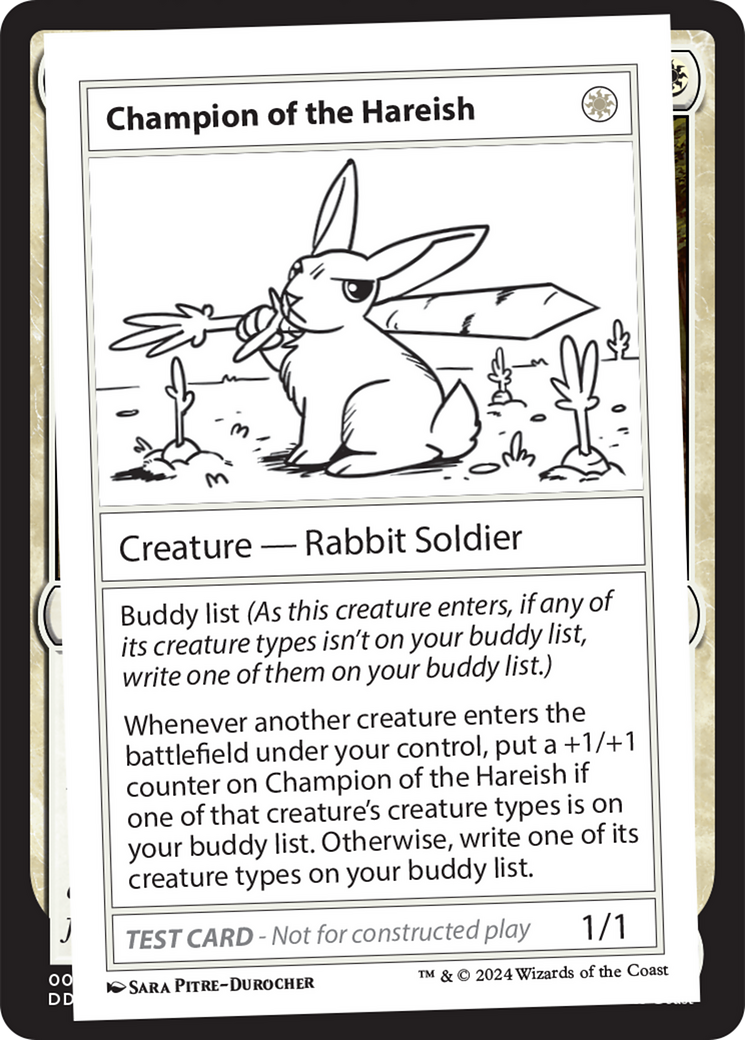 Champion of the Hareish Card Image