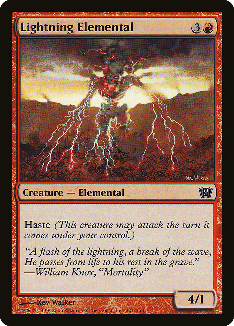 Lightning Elemental Card Image
