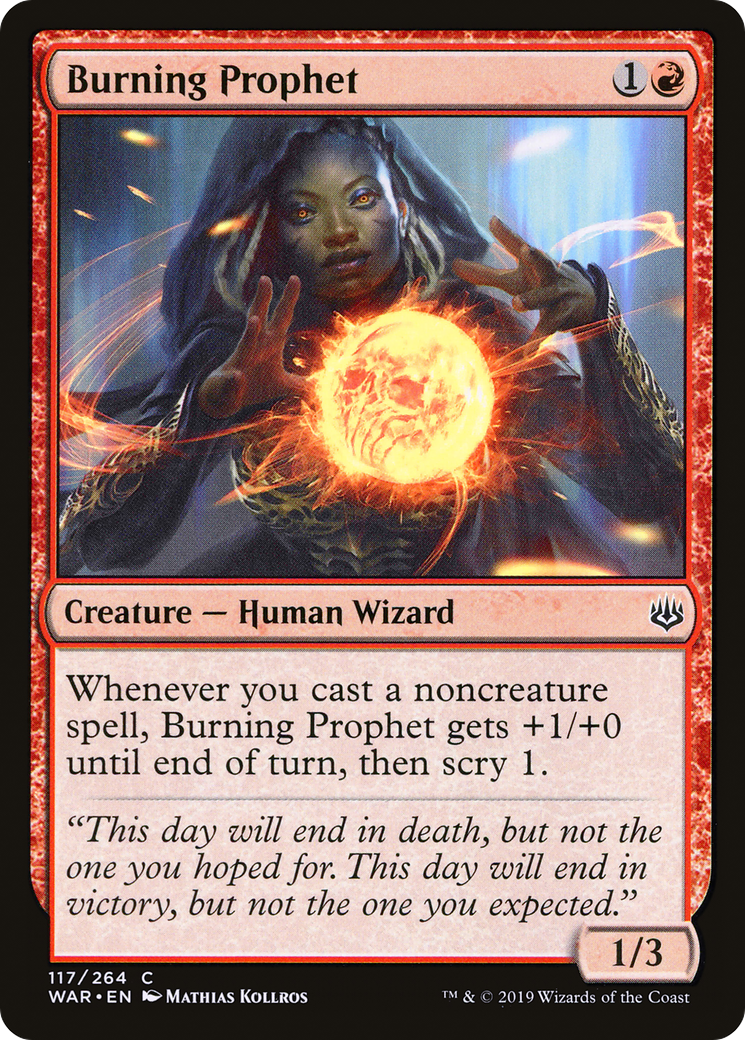 Burning Prophet Card Image