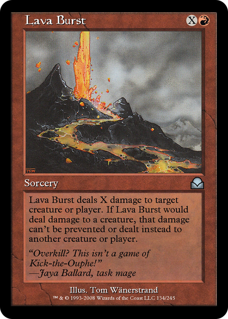 Lava Burst Card Image