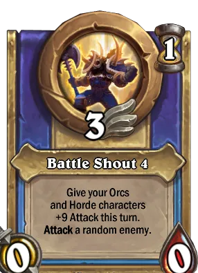 Battle Shout 4 Card Image