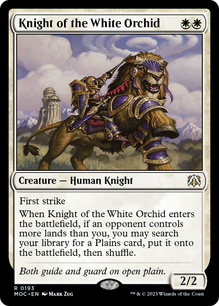 Knight of the White Orchid Card Image