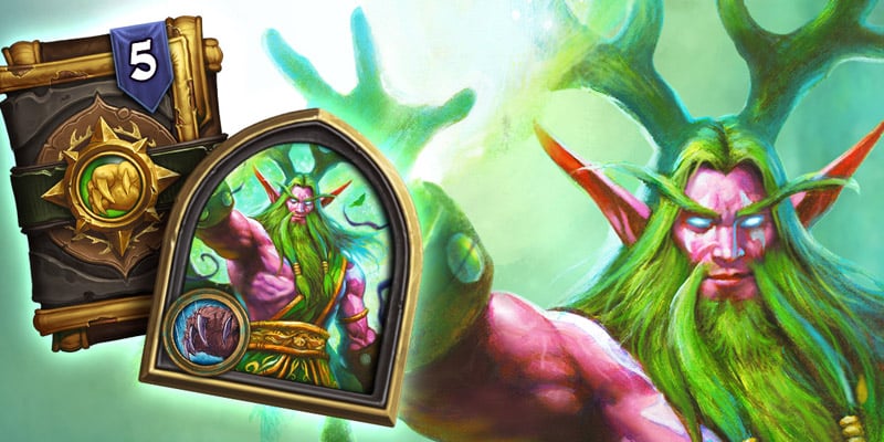 Book of Heroes Malfurion is Now Live - Get the Emerald Malfurion Hero Skin Bundle