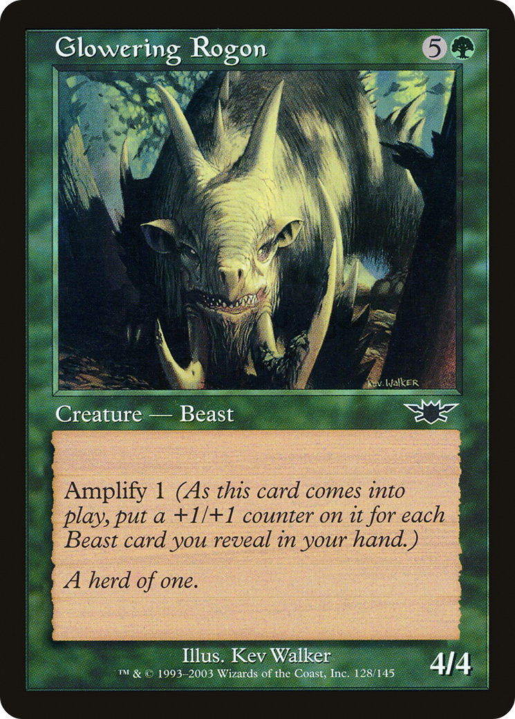 Glowering Rogon Card Image