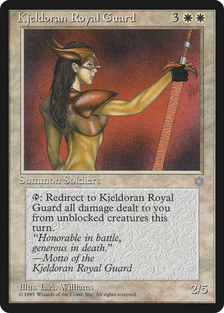 Kjeldoran Royal Guard Card Image