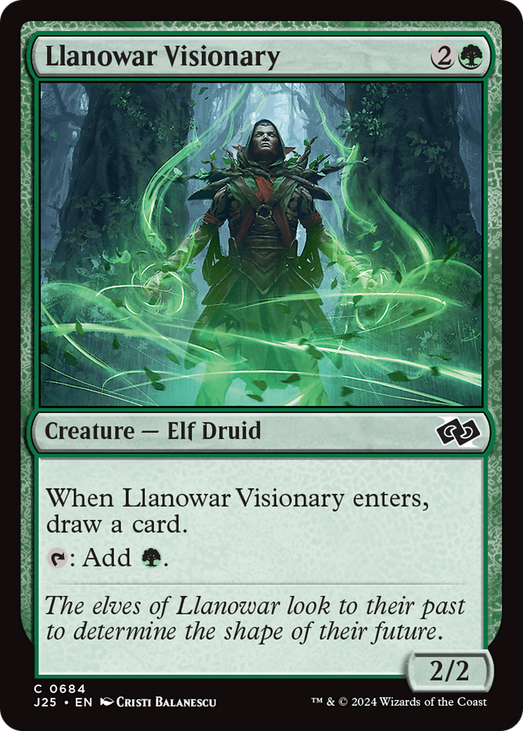 Llanowar Visionary Card Image