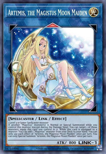 Artemis, the Magistus Moon Maiden Card Image