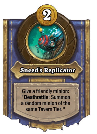 Sneed's Replicator Card Image
