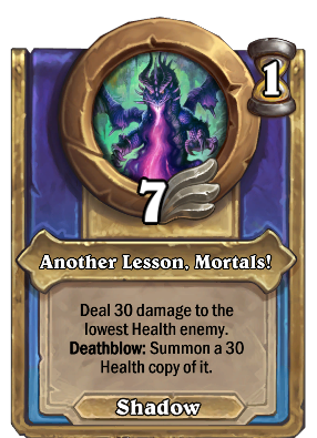 Another Lesson, Mortals! Card Image