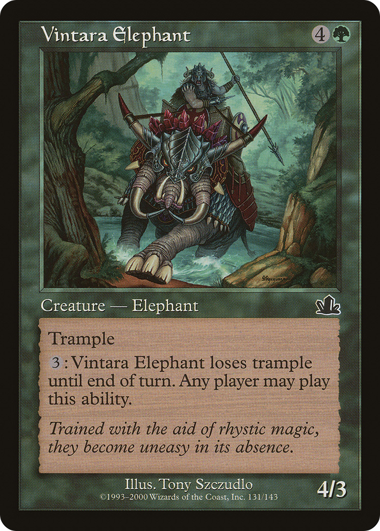 Vintara Elephant Card Image