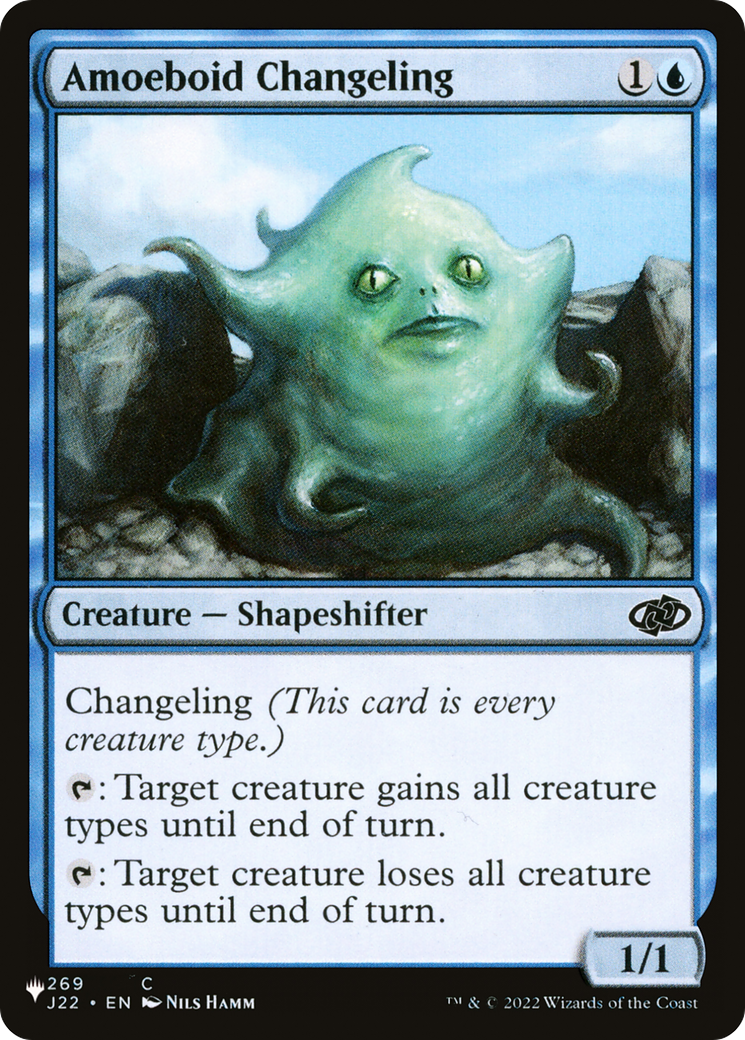 Amoeboid Changeling Card Image