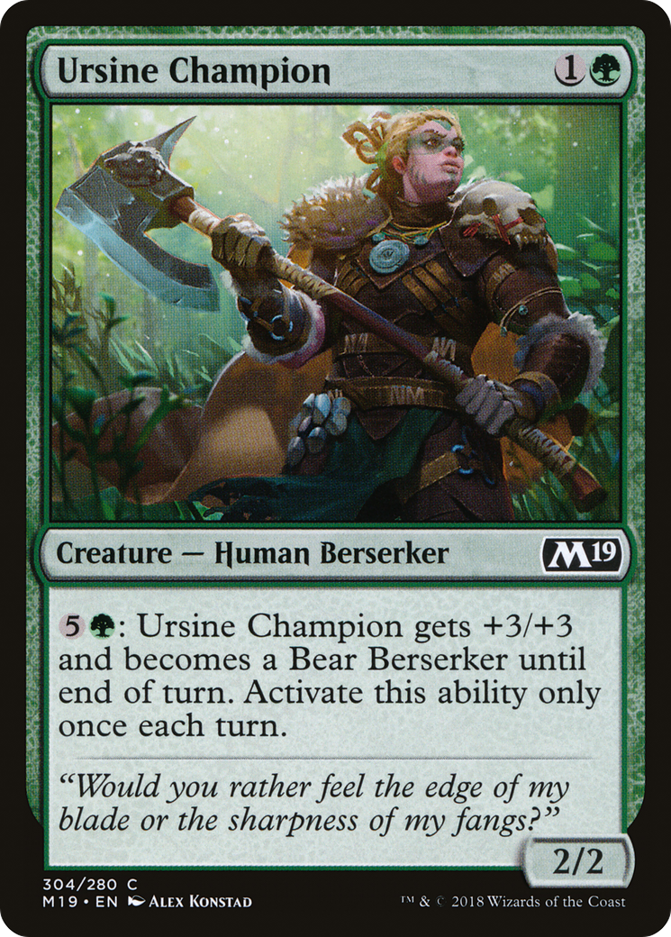 Ursine Champion Card Image