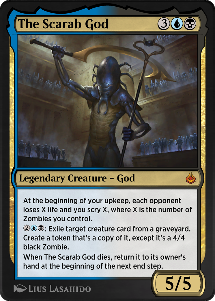 The Scarab God Card Image