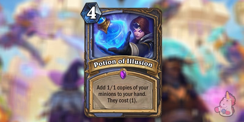 Potion of Illusion is a New Mage & Rogue Card Revealed for Hearthstone's Scholomance Academy Expansion