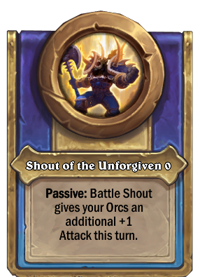 Shout of the Unforgiven {0} Card Image