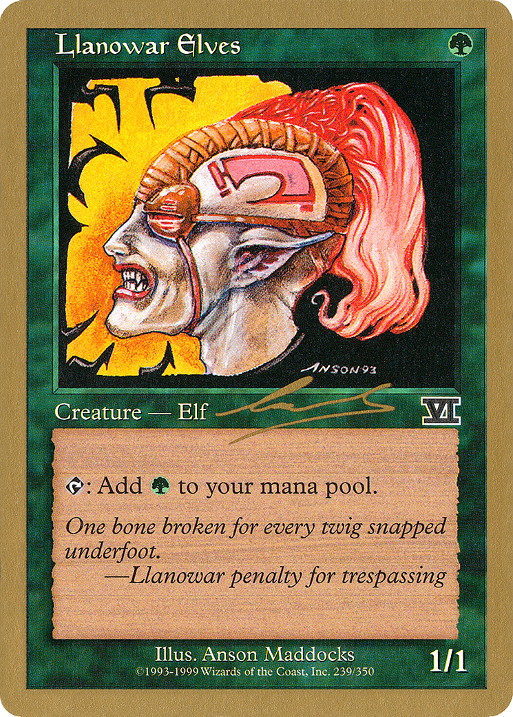 Llanowar Elves Card Image