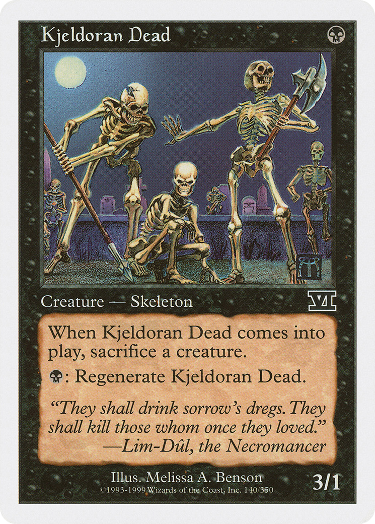 Kjeldoran Dead Card Image