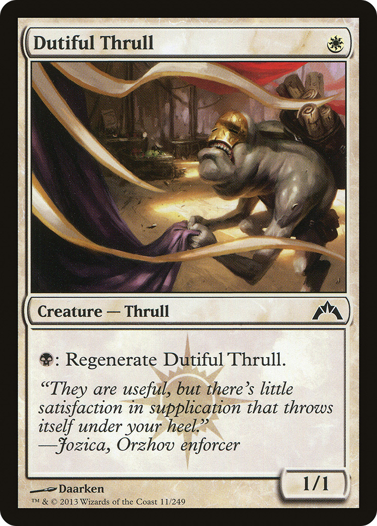 Dutiful Thrull Card Image