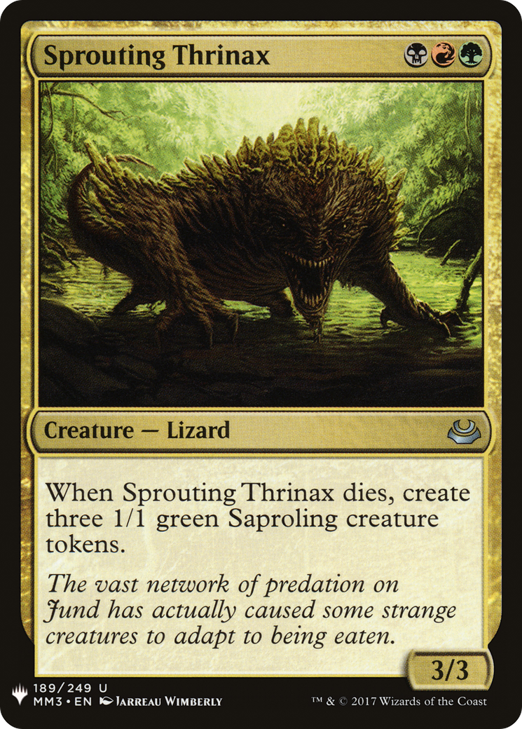 Sprouting Thrinax Card Image