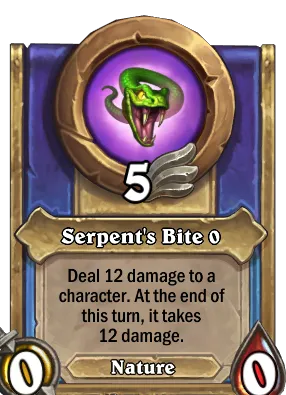 Serpent's Bite {0} Card Image