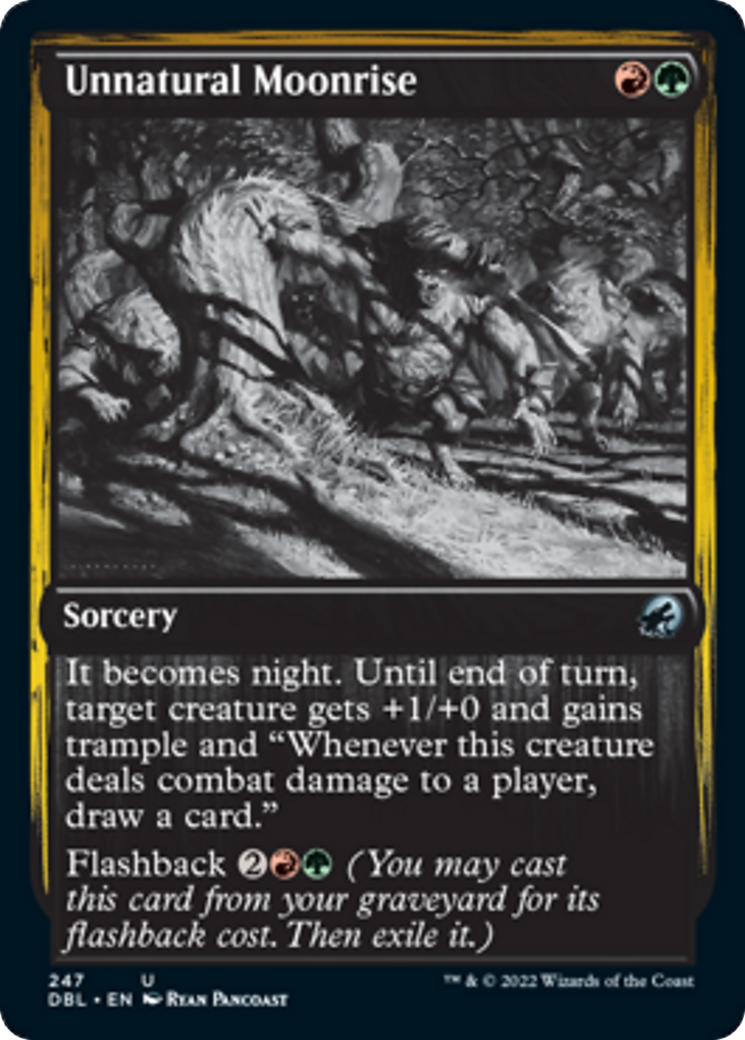 Unnatural Moonrise Card Image