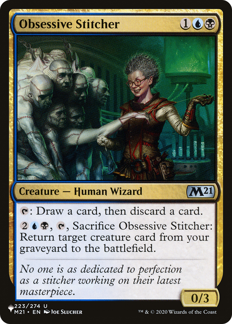 Obsessive Stitcher Card Image