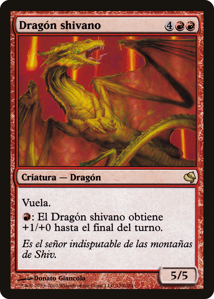 Shivan Dragon Card Image