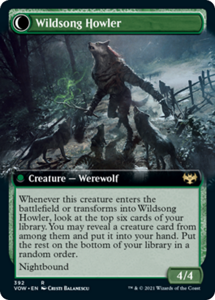 Howlpack Piper // Wildsong Howler Card Image