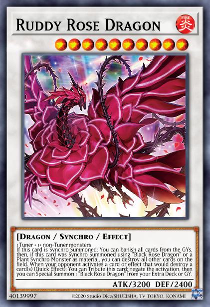Ruddy Rose Dragon Card Image