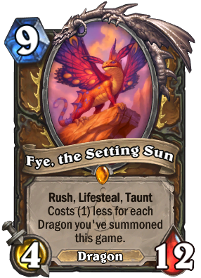 Fye, the Setting Sun Card Image