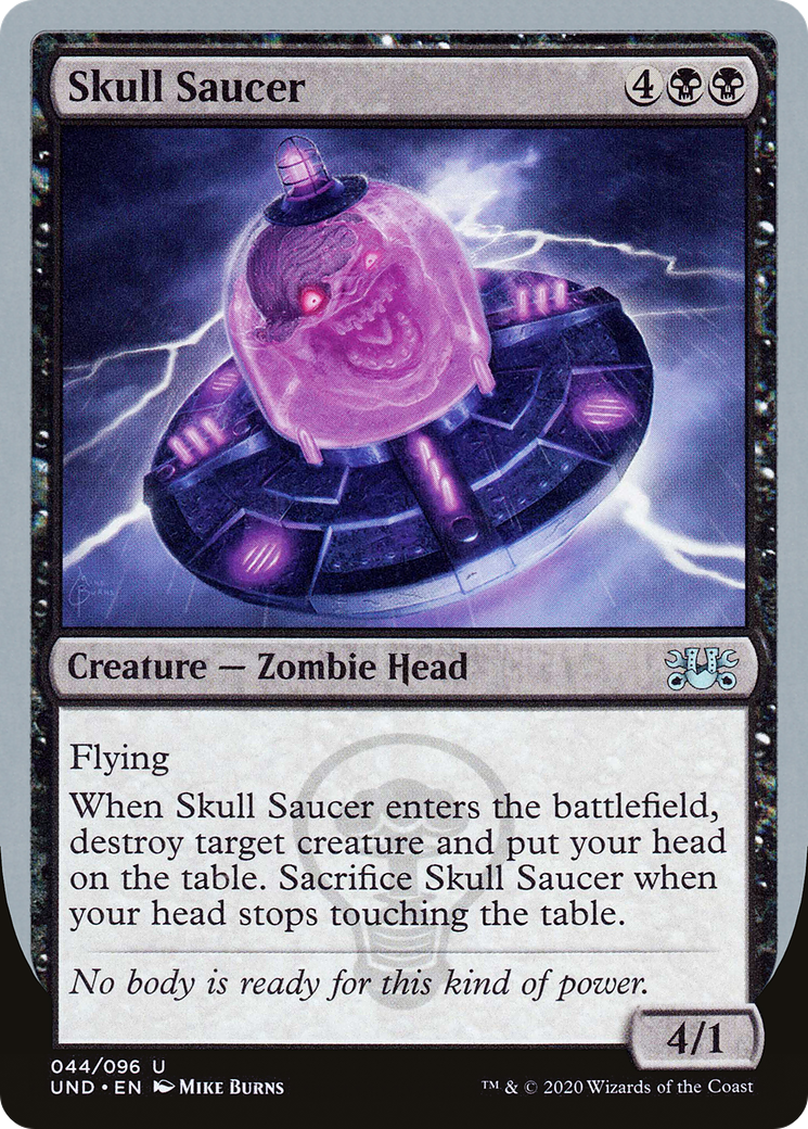 Skull Saucer Card Image