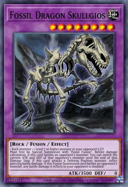 Fossil Dragon Skullgios Card Image
