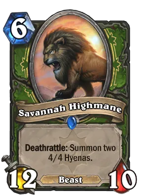 Savannah Highmane Card Image