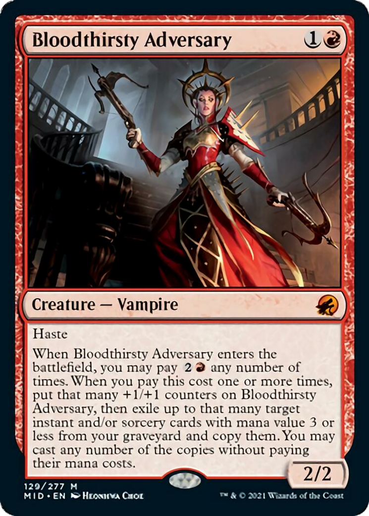 Bloodthirsty Adversary Card Image
