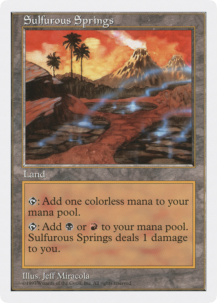 Sulfurous Springs Card Image