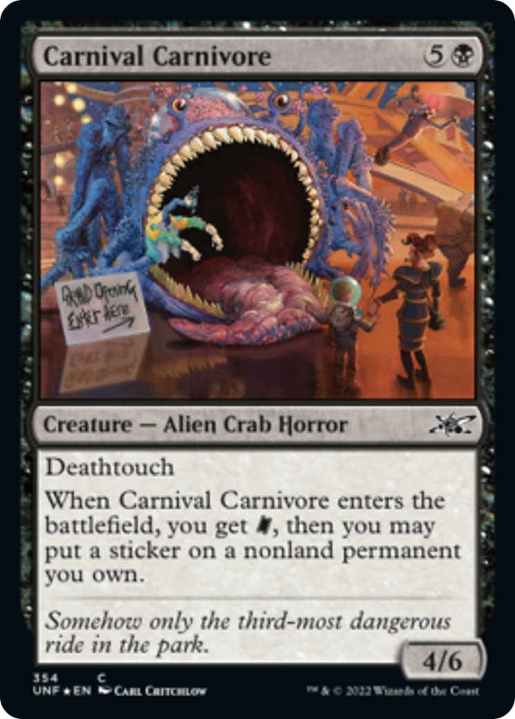 Carnival Carnivore Card Image