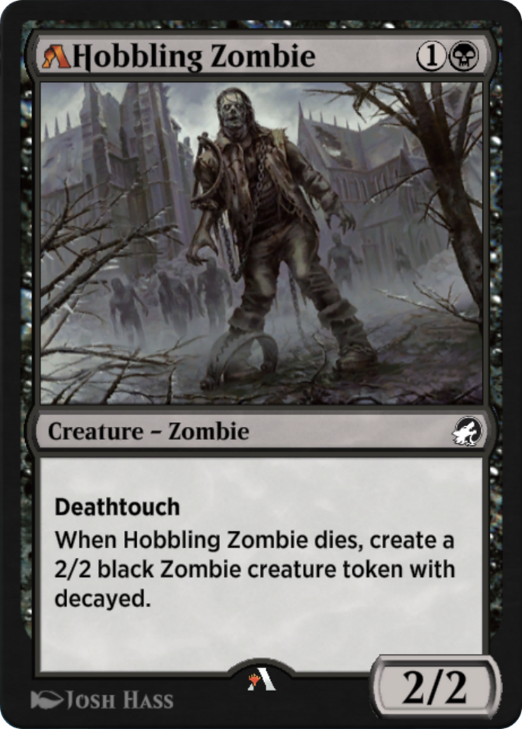 A-Hobbling Zombie Card Image