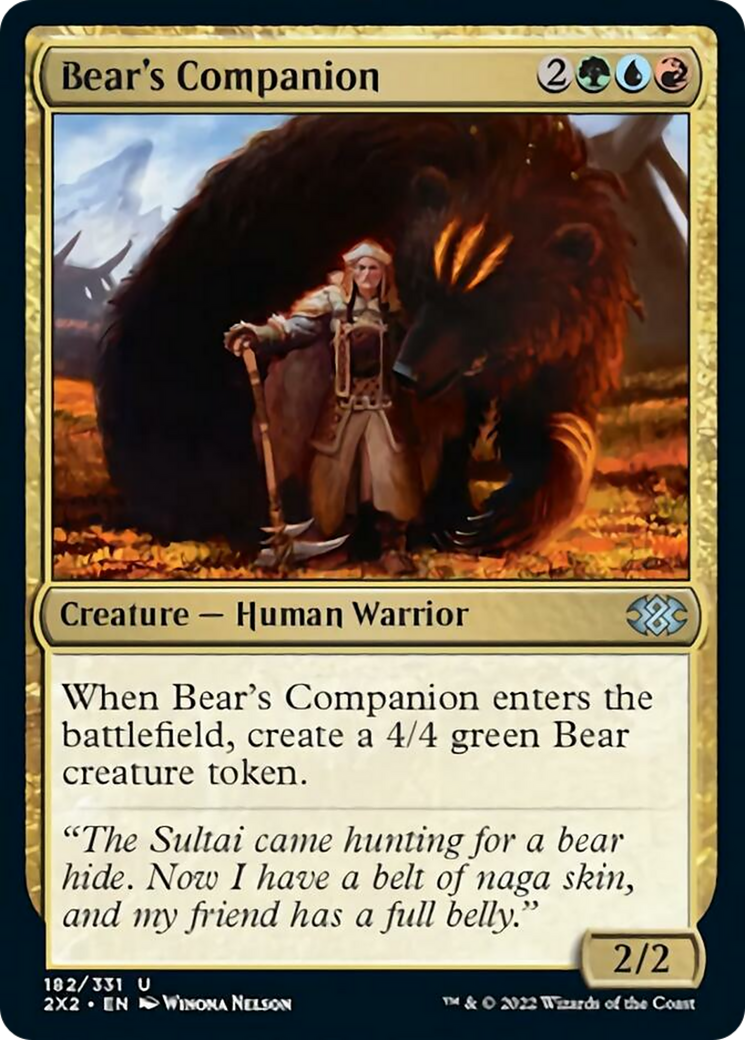Bear's Companion Card Image