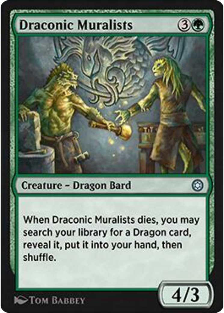 Draconic Muralists Card Image