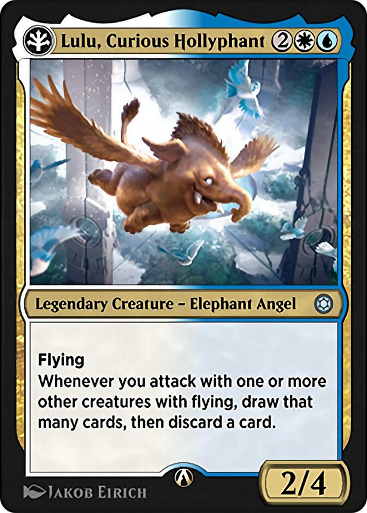 Lulu, Curious Hollyphant Card Image