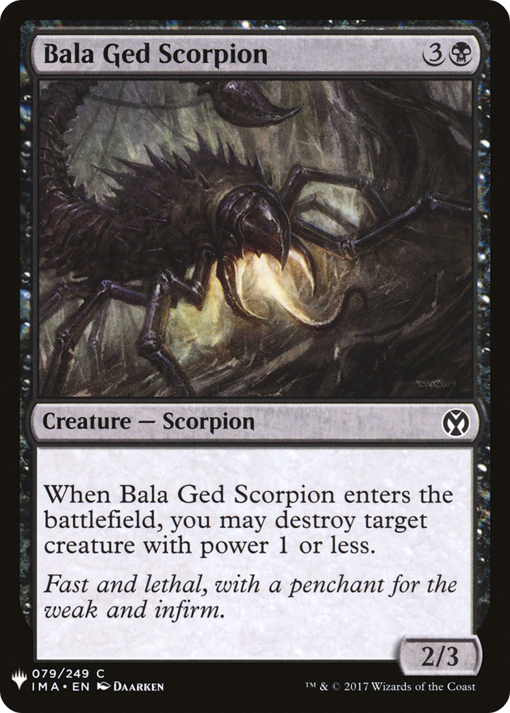 Bala Ged Scorpion Card Image