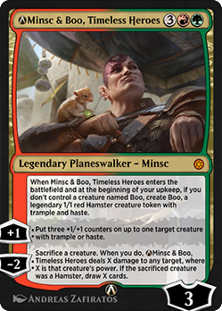 A-Minsc & Boo, Timeless Heroes Card Image