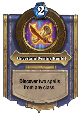 Uncertain Destiny Rank 2 Card Image