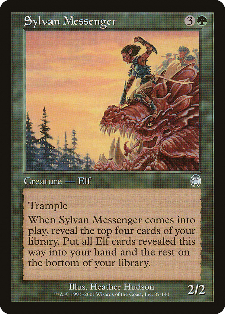 Sylvan Messenger Card Image