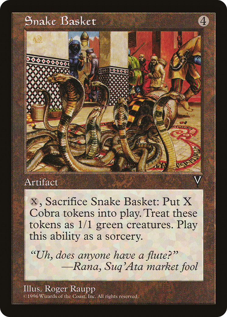 Snake Basket Card Image