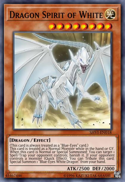 Dragon Spirit of White Card Image