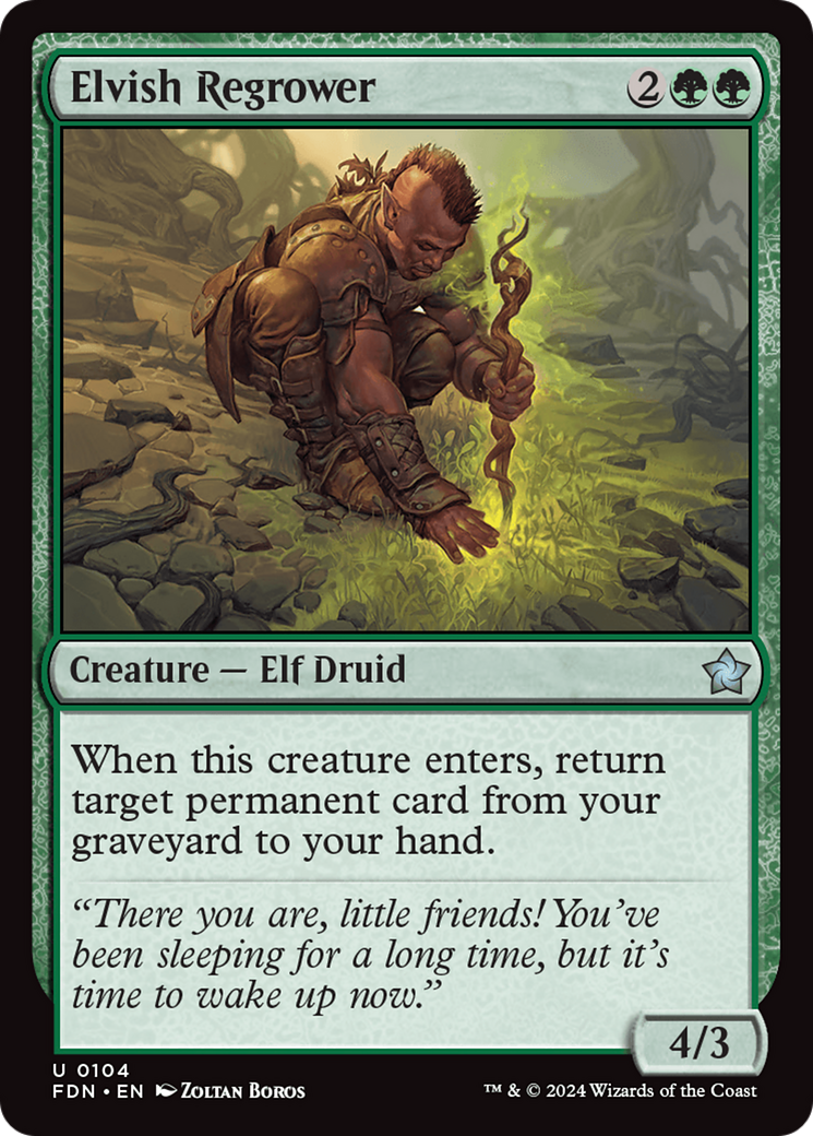 Elvish Regrower Card Image